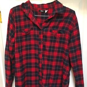 Urban outfitters BDG Red flannel top